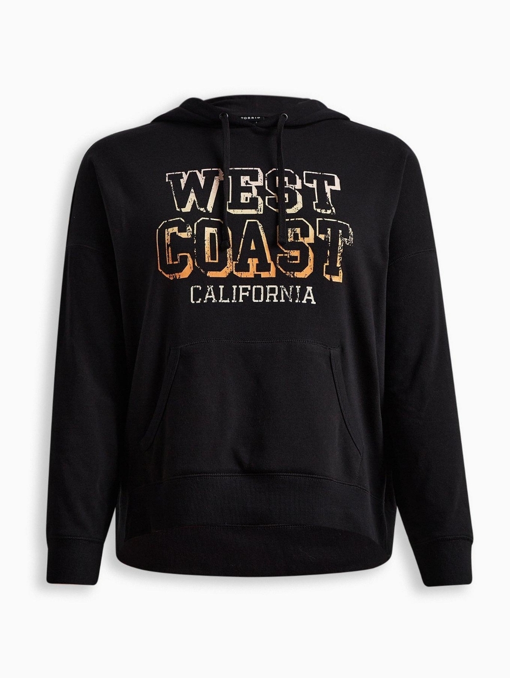 Black Torrid West Coast California' Hoodie Sweatshirt 00 Large‎